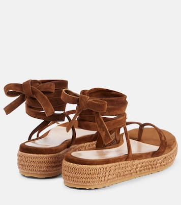 Suede espadrille sandals | Gianvito Rossi