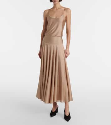 Gonna lunga in maglia | Alaïa