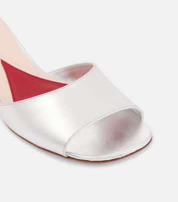 Mules in pelle con cristalli | Roger Vivier
