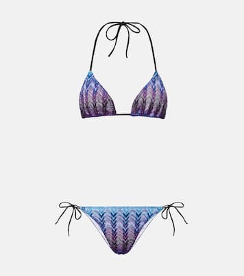 Bikini con lamé a zig-zag | Missoni