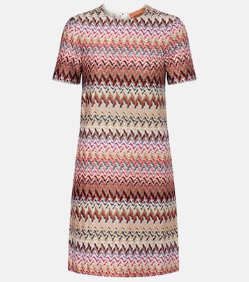 Zig Zag lamé minidress | Missoni