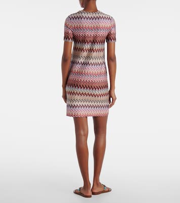 Zig Zag lamé minidress | Missoni