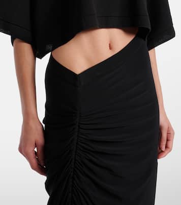 Gathered maxi skirt | Alaïa