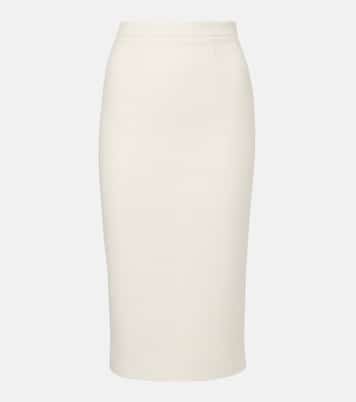 Gonna midi a tubino in bouclé | Roland Mouret