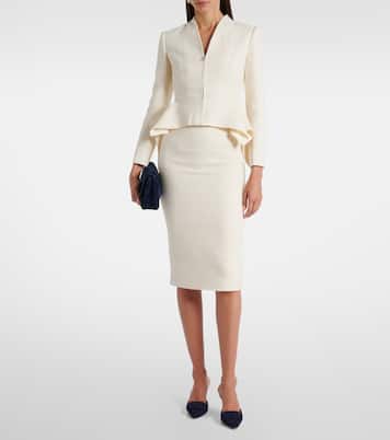 Gonna midi a tubino in bouclé | Roland Mouret