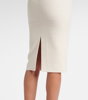 Gonna midi a tubino in bouclé | Roland Mouret