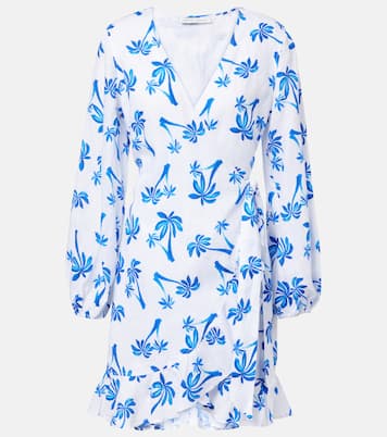 Wickelkleid Palm Beach aus Leinen | Heidi Klein