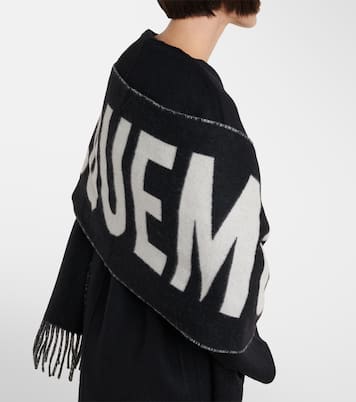 Jacquard logo virgin wool scarf | Jacquemus