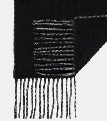Jacquard logo virgin wool scarf | Jacquemus