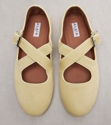 Calf hair ballet flats | Alaïa