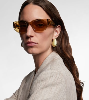 Intrecciato rectangular sunglasses | Bottega Veneta