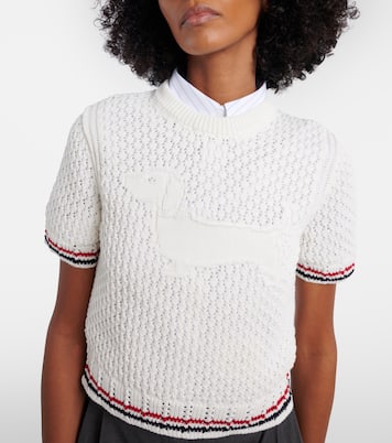 Jacquard cotton sweater | Thom Browne