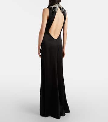 Embellished open-back gown | McQueen