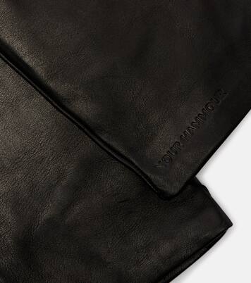Leather gloves | Nour Hammour