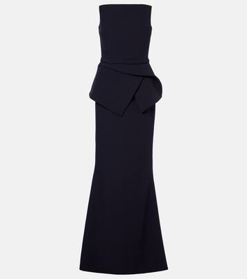 Carter crêpe bustier gown | Safiyaa