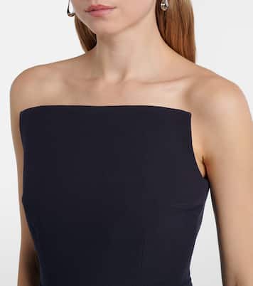 Carter crêpe bustier gown | Safiyaa