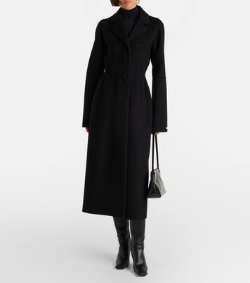 Peplum virgin wool coat | Sportmax