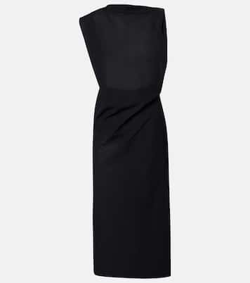 Drap cotton-blend poplin midi dress | Jacquemus