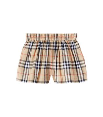 Burberry Check cotton shorts | Burberry Kids