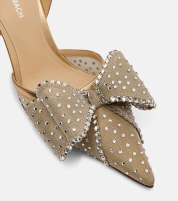 Le Cadeau 85 mesh slingback pumps | Mach & Mach