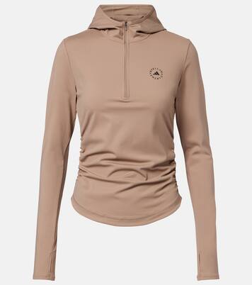 Logo technical half-zip hoodie | Adidas by Stella McCartney