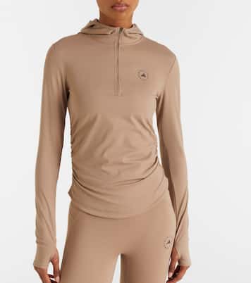 Logo technical half-zip hoodie | Adidas by Stella McCartney