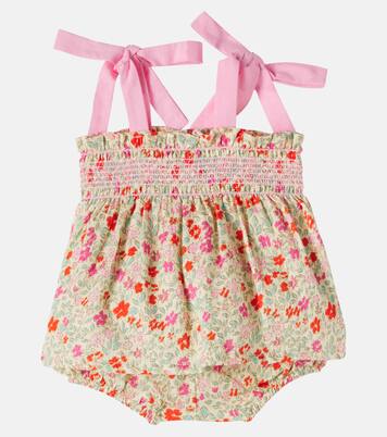 Baby Eleanor cotton top and bloomers set | Bebe Organic