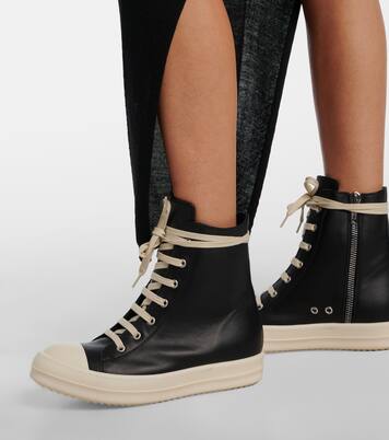 High-Top Sneakers aus Leder | Rick Owens