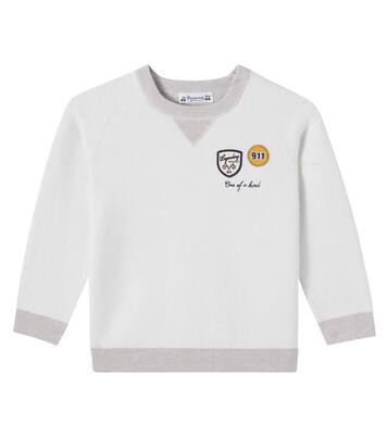Embroidered cotton-blend sweathsirt | Bonpoint