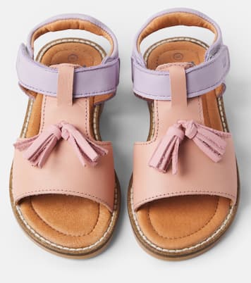 Pil leather sandals | Wheat