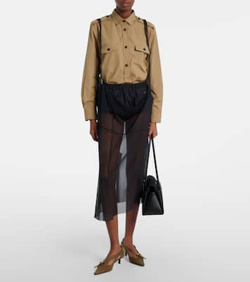 Prada Passage Medium leather shoulder bag | Prada