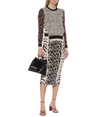 Animal-jacquard sweater | Stella McCartney