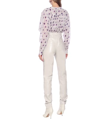 Xenia high-rise leather pants | Isabel Marant