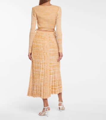 Ribbed-knit midi skirt | Christopher Esber