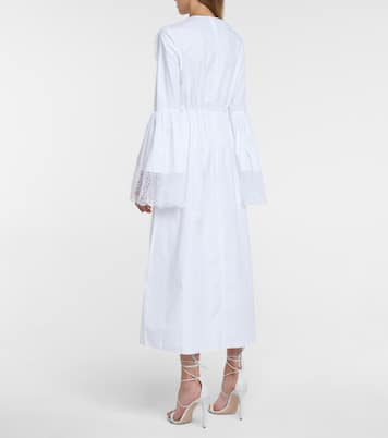 Abito midi in cotone con pizzo | Giambattista Valli