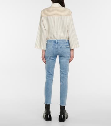 Jeans skinny Pyper Crop de tiro medio | 7 For All Mankind