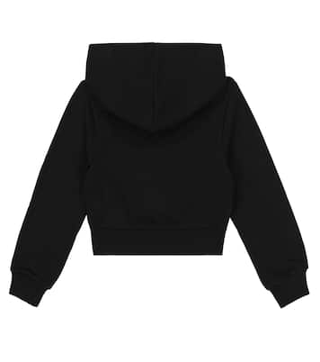 Sudadera con capucha de algodón con logo | Balmain Kids