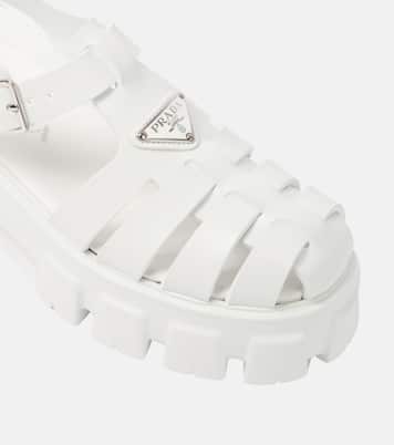 Sandali Monolith in gomma con platform | Prada