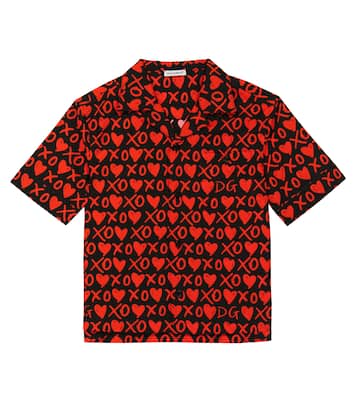 Bedrucktes Hemd aus Baumwolle | Dolce&Gabbana Kids