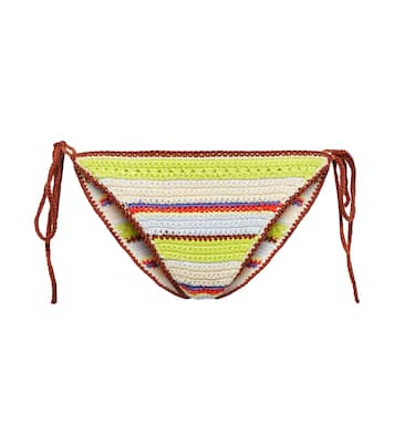 Slip bikini in crochet a righe | Ganni