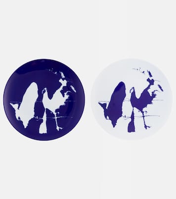 x Ginori 1735 Neige set of 2 placeholder plates | Cassina