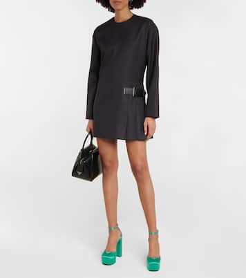 Pumps in raso con plateau | Prada