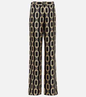 Pantalones rectos Germaine de seda | Nili Lotan