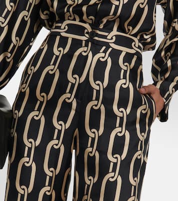 Pantalones rectos Germaine de seda | Nili Lotan