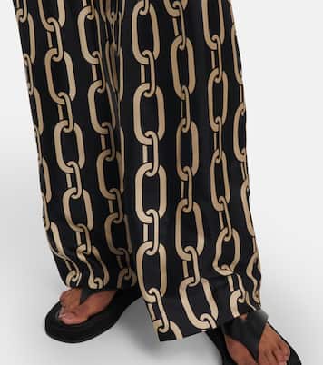Pantalones rectos Germaine de seda | Nili Lotan