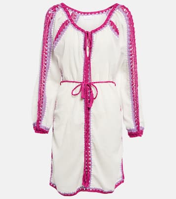 Vestido corto Penelope de algodón | Anna Kosturova