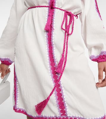 Vestido corto Penelope de algodón | Anna Kosturova