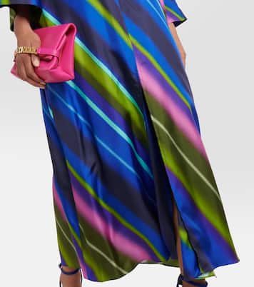 Abito midi Citylight Stripes in twill | Dorothee Schumacher
