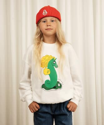 Sudadera de algodón estampada | Mini Rodini