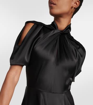 Robe midi en satin | Stella McCartney